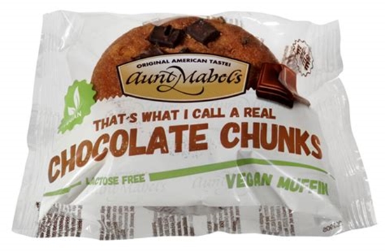 Picture of AUNT MABEL MILK CHOC VEGAN MUFFIN